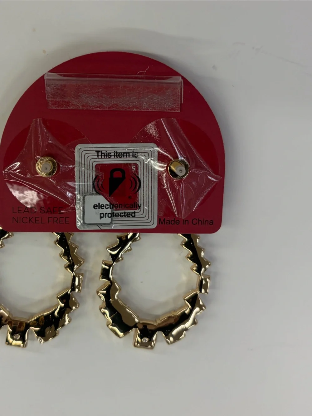 NWT ⚜️💎⚜️ Piper K Teardrop Glass Stones Statement Earrings